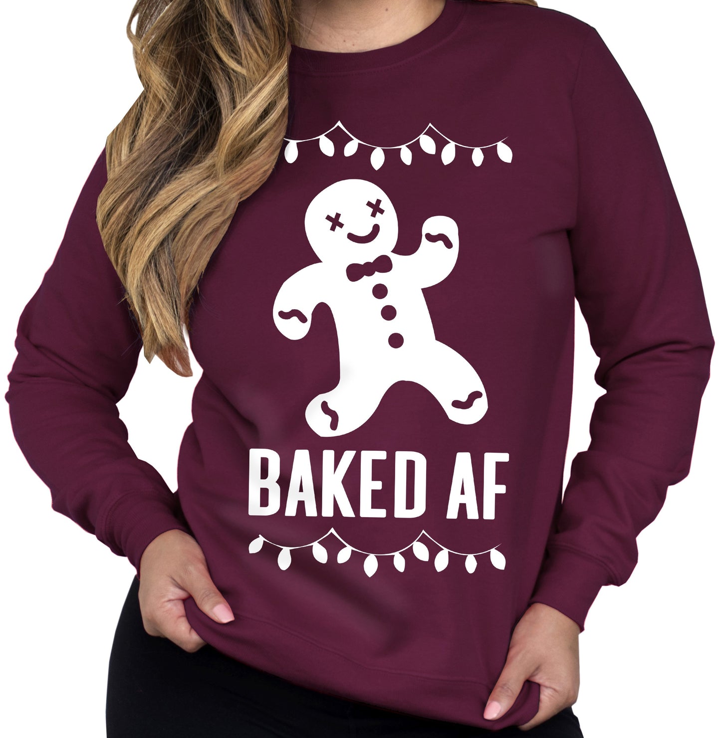 BAKED AF Christmas Sweatshirt