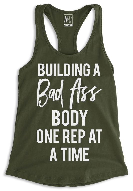 Building a Bad As* Body Racerback Tank Top