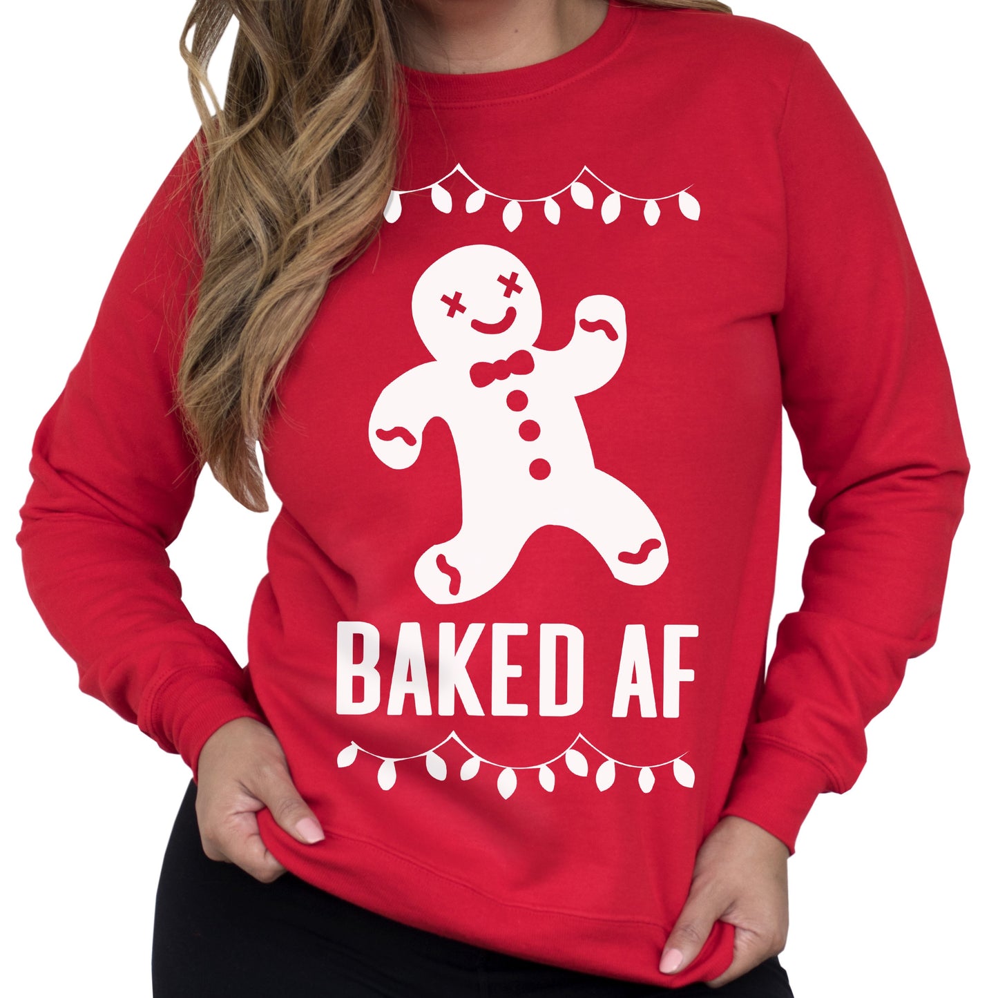 BAKED AF Christmas Sweatshirt