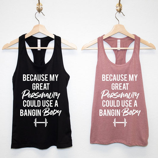 BANGIN Racerback Tank Top