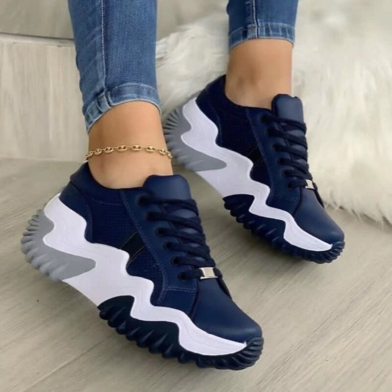 Breathable Vulcanized Casual Platform Sneakers