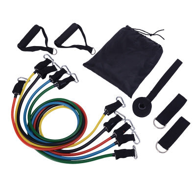 11Pcs Resistances Band Set Fitness Equipment