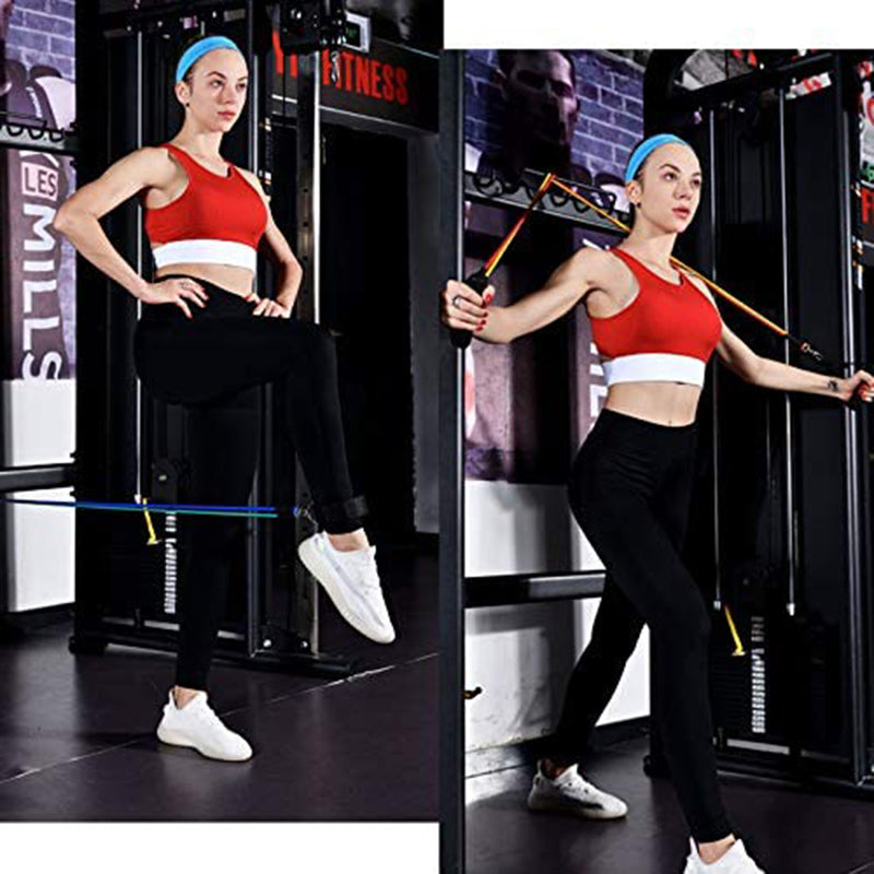 11Pcs Resistances Band Set Fitness Equipment